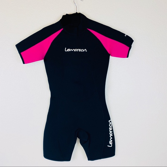 NWT Lemorecn Back Zip Shorty Diving Wetsuit Size 8 - Picture 4 of 10